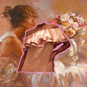 Forever 21 Off The shoulder Ruffle Dress